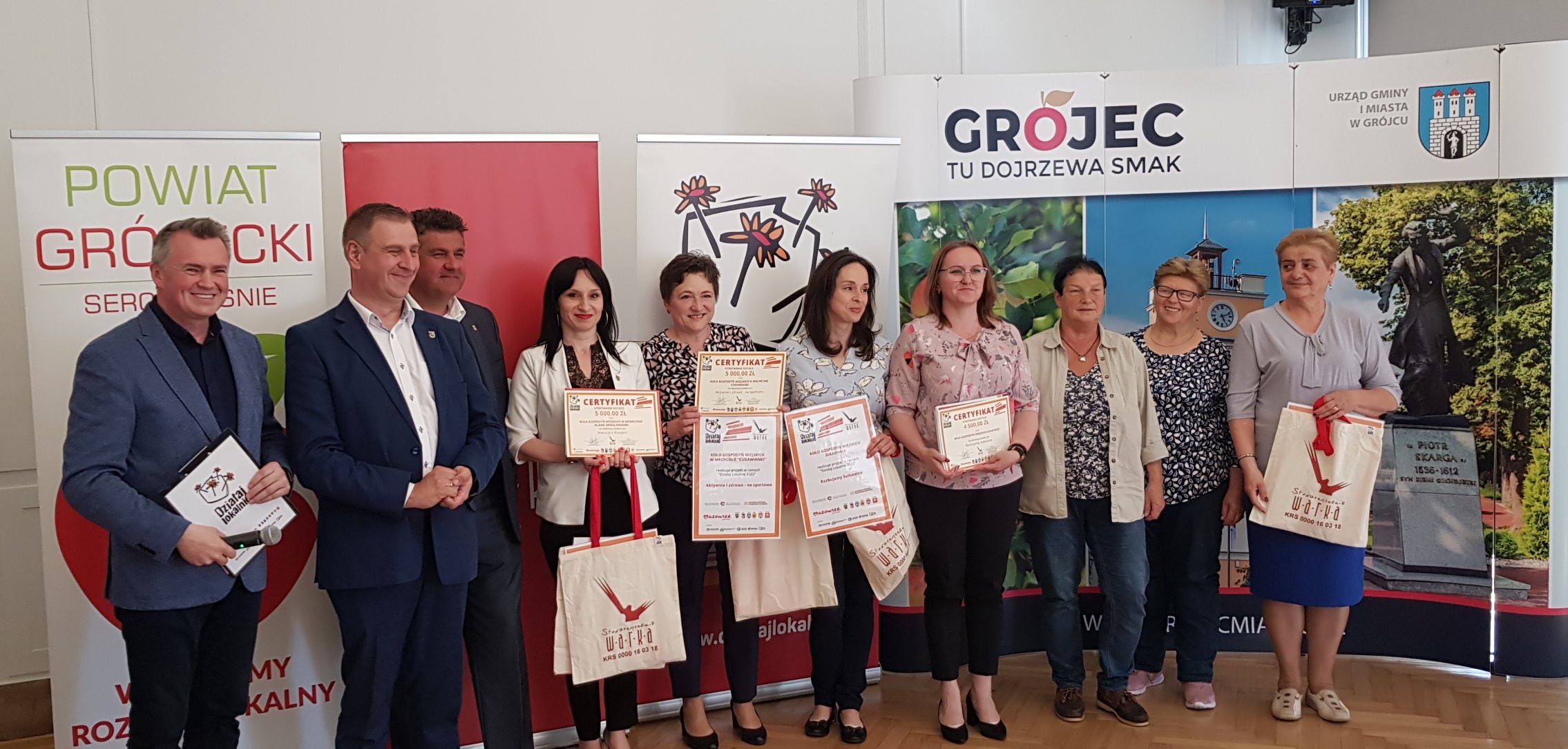 Nasze organizacje z dotacją  w Lokalnym Konkursie  Grantowym