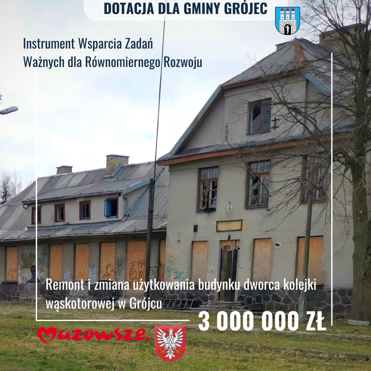 3 miliony dla gminy Grójec!