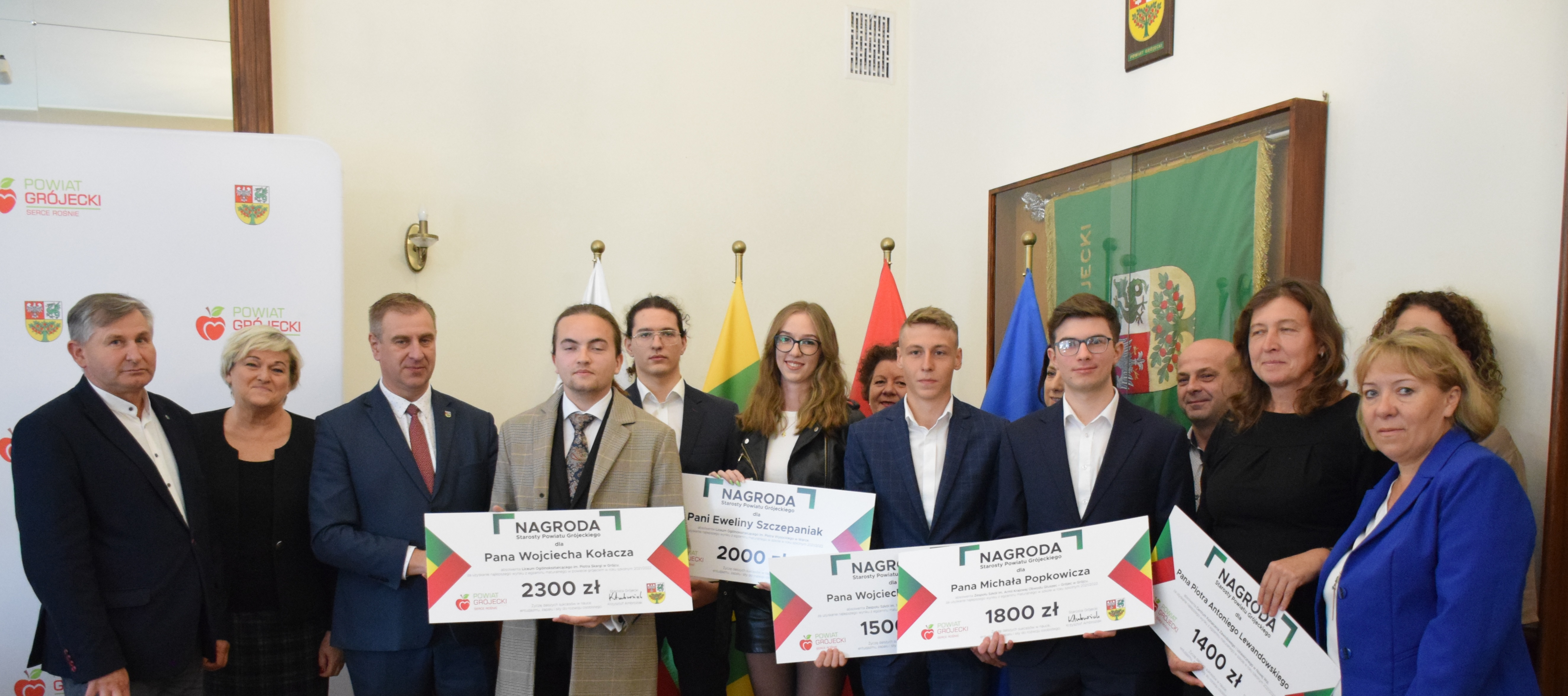 Starosta Grójecki nagradza uzdolnioną młodzież